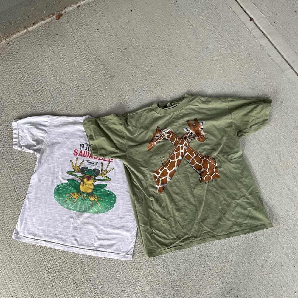 Vintage animal tee bundle.